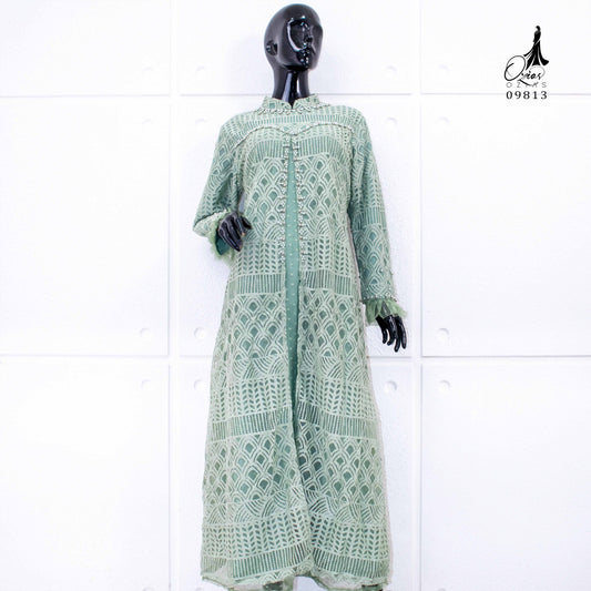 GAMIS OZIAS FIMELA JUMBO 09813 LD 105 I Gamis Pesta Kondangan I Gamis Casual Cantik