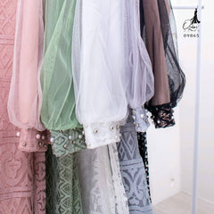GAMIS OZIAS BROKAT FIMELA 09865  LD 105 I Fashion Muslimah Hijab I Gamis Kondangan Simpel Nyaman Panjang Santai Dress