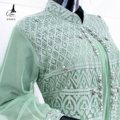 GAMIS OZIAS BROKAT FIMELA 09865  LD 105 I Fashion Muslimah Hijab I Gamis Kondangan Simpel Nyaman Panjang Santai Dress