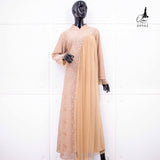 GAMIS OZIAS BROKAT INAYA FIORA 09942 Ld 80 95 105 120 140 I Gamis Dewasa Ibu Dan Anak I Gamis Wisuda Wanita I Gamis Kondangan Pesta I Gamis Bridesmaid I Pakaian Muslimah Jumbo 2XL 4XL