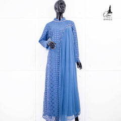 GAMIS OZIAS BROKAT INAYA FIMELA 09951 LD 105 I Gamis Kondangan Wanita I Gamis Fashion Casual