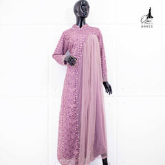 GAMIS OZIAS BROKAT INAYA FIMELA 09951 LD 105 I Gamis Kondangan Wanita I Gamis Fashion Casual
