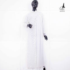 GAMIS OZIAS BROKAT INAYA FIMELA 09951 LD 105 I Gamis Kondangan Wanita I Gamis Fashion Casual