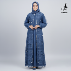 GAMIS OZIAS BROKAT BALIYA 09960  LD 105 I Gamis Jumbo Muslimah I Gamis Formal Nyaman