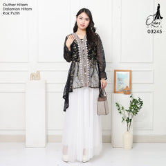 VEST OUTER TILE OZIKO 03245 LD 105 I Outer Kondangan Wanita I Outer Fashion Casual