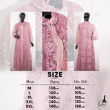 GAMIS OZIAS TILE 07103 LD 105 120 140 150 I Gamis Kondangan Wanita I Gamis Wisuda Mewah