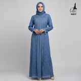 GAMIS OZIAS BROKAT 10017 LD 105 I Gamis Kondangan Mewah I Gamis Pesta