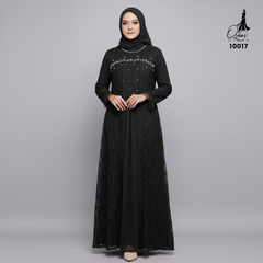 GAMIS OZIAS BROKAT 10017 LD 105 I Gamis Kondangan Mewah I Gamis Pesta