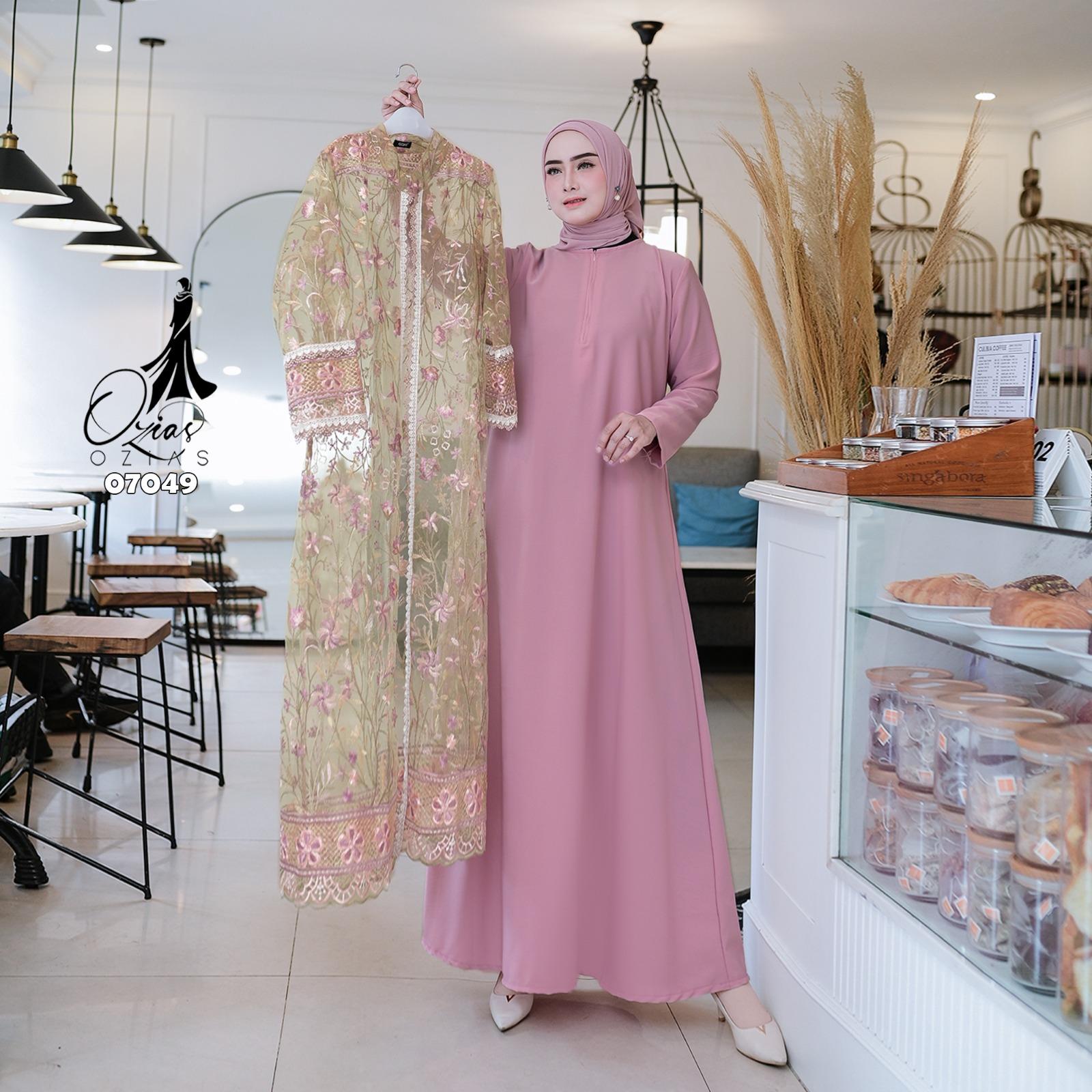 GAMIS OZIAS MARBELLA 07049 LD 105 I Gamis Kondangan Mewah I Gamis Wanita Muslimah