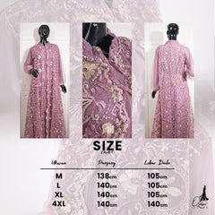 GAMIS OZIAS TILE NAMIRA 07143 LD 105 120 140 I Gamis Kondangan Wanita I Gamis Mewah Wisuda
