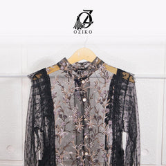 OUTER OZIKO TILE 03286 LD 105 I Gamis Kondangan Wanita I Gamis casual Remaja