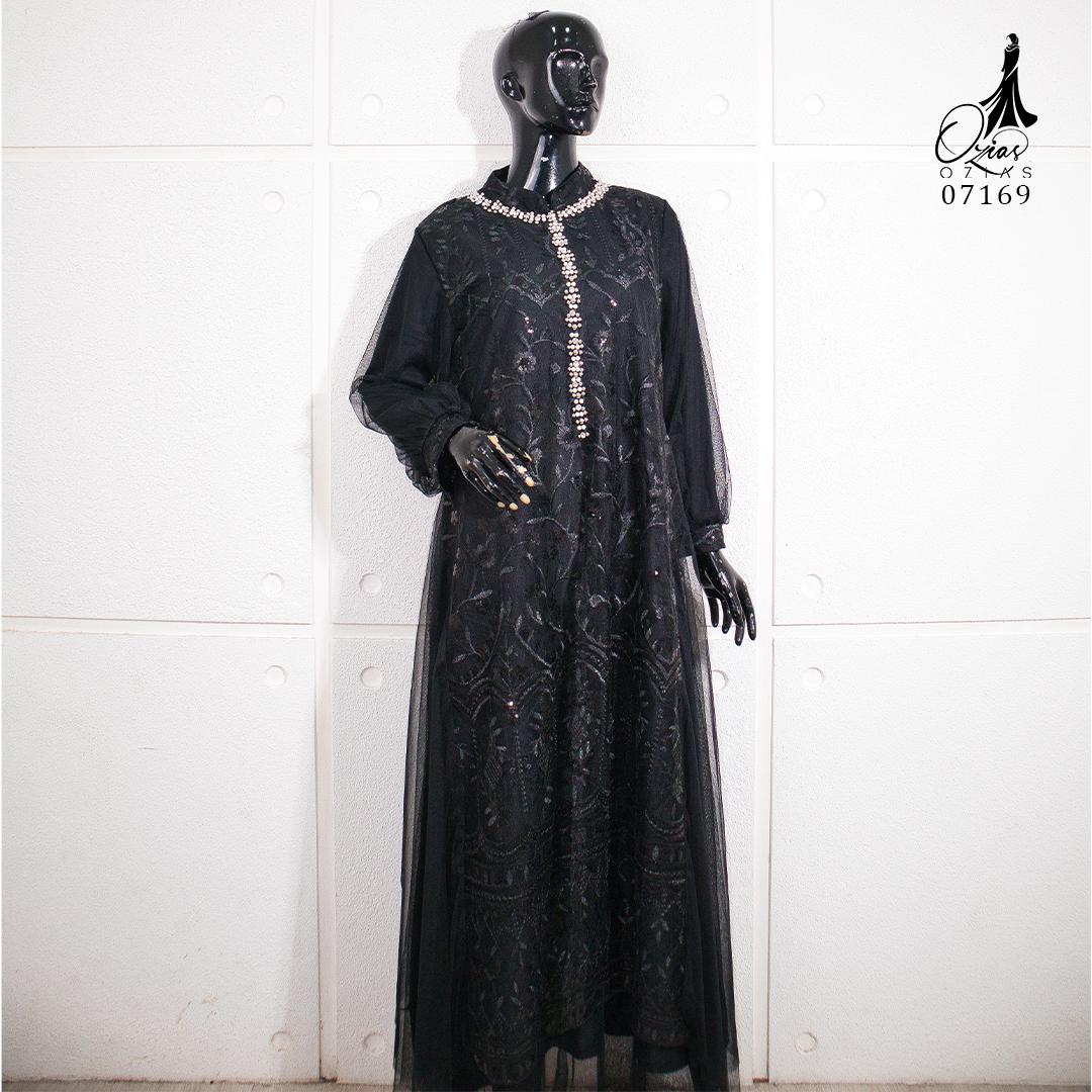 GAMIS OZIAS TILE 07169 LD 105 I Gamis Kondangan Wanita I Gamis Fashion Muslimah