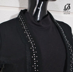 VEST OUTER TILE OZIKO 03244 06434 LD 105 I Outer Kondangan Wanita I Outer Fashion Casual