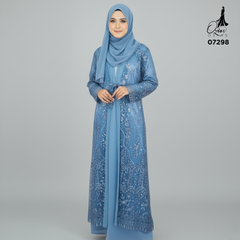 GAMIS OZIAS TILE 07298 LD 105 I Gamis Kondangan Wanita I Gamis Casual Fashion