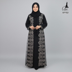 GAMIS OZIAS TILE NAMIRA 07132 LD 120 150 I Gamis Kondangan Wanita I Gamis Mewah Muslimah 2XL 5XL