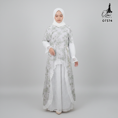 GAMIS OZIAS TILE 07374 LD 105 I Gamis Kondangan Wanita I Gamis Fashion Casual I Gamis Bini Orang
