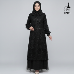 GAMIS OZIAS TILE 07291 LD 105 I Gamis Kondangan Wanita I Gamis Casuak Remaja