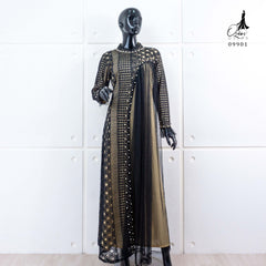 GAMIS INAYA BALIYA OZIAS 09901 I Gamis Pesta kondangan I Hijab Fashion I Jumbo  LD 105 LD 120 LD 140 I Dress Mewah Brokat