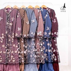 GAMIS OZIAS TILE 07010 LD 105 120 I Gamis Kondangan Mewah I Gamis Wisuda Muslimah Nyaman Panjang 2XL