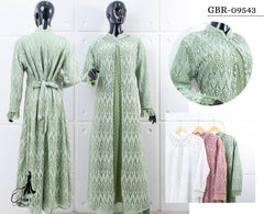 GAMIS OZIAS BROKAT ARGYLIE 09543 LD 120 I Gamis Formal Wisuda I Gamis Wanita Nyaman Panjang 2XL