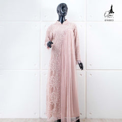 GAMIS OZIAS BROKAT INAYA HARUKA FIMELA 09883 Ld 80 95 105 120 140 I Gamis Dewasa Ibu Dan Anak I Gamis Wisuda Wanita I Gamis Kondangan Pesta I Gamis Bridesmaid I Pakaian Muslimah Cantik