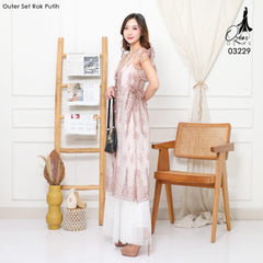 VEST OUTER OZIKO AIKO TILE 03229 LD 105 I Outer Kondangan Casual I Outer Fashion Remaja