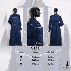 GAMIS OZIAS TILE 03883 LD 105 I Gamis Fashion Muslimah I Gamis Kondangan Cantik Nyaman