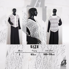 VEST OUTER OZIKO BROKAT 03112 LD 105 I Outer Kondangan Wanita I Cardigan Simpel Wanita Santai