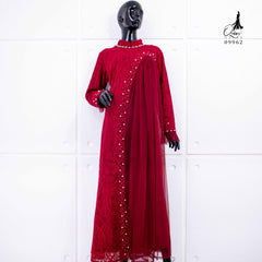 GAMIS INAYA AZURA OZIAS 09962 I Gamis Pesta Kondangan I Gamis wisuda Muslimah I Jumbo 5XL