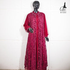 GAMIS OZIAS TILE 07103 LD 105 120 140 150 I Gamis Kondangan Wanita I Gamis Wisuda Mewah