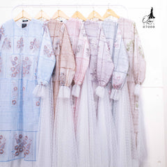 GAMIS OZIAS TILE PREMIUM 07008 LD 105 I Gamis Cantik Busui Friendly Muslim Nyaman