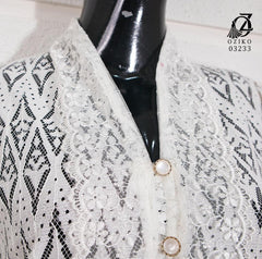 VEST OUTER OZIKO BROKAT CORNELI 03242 LD 105 I Outer Kondangan Wanita I Outer Casual