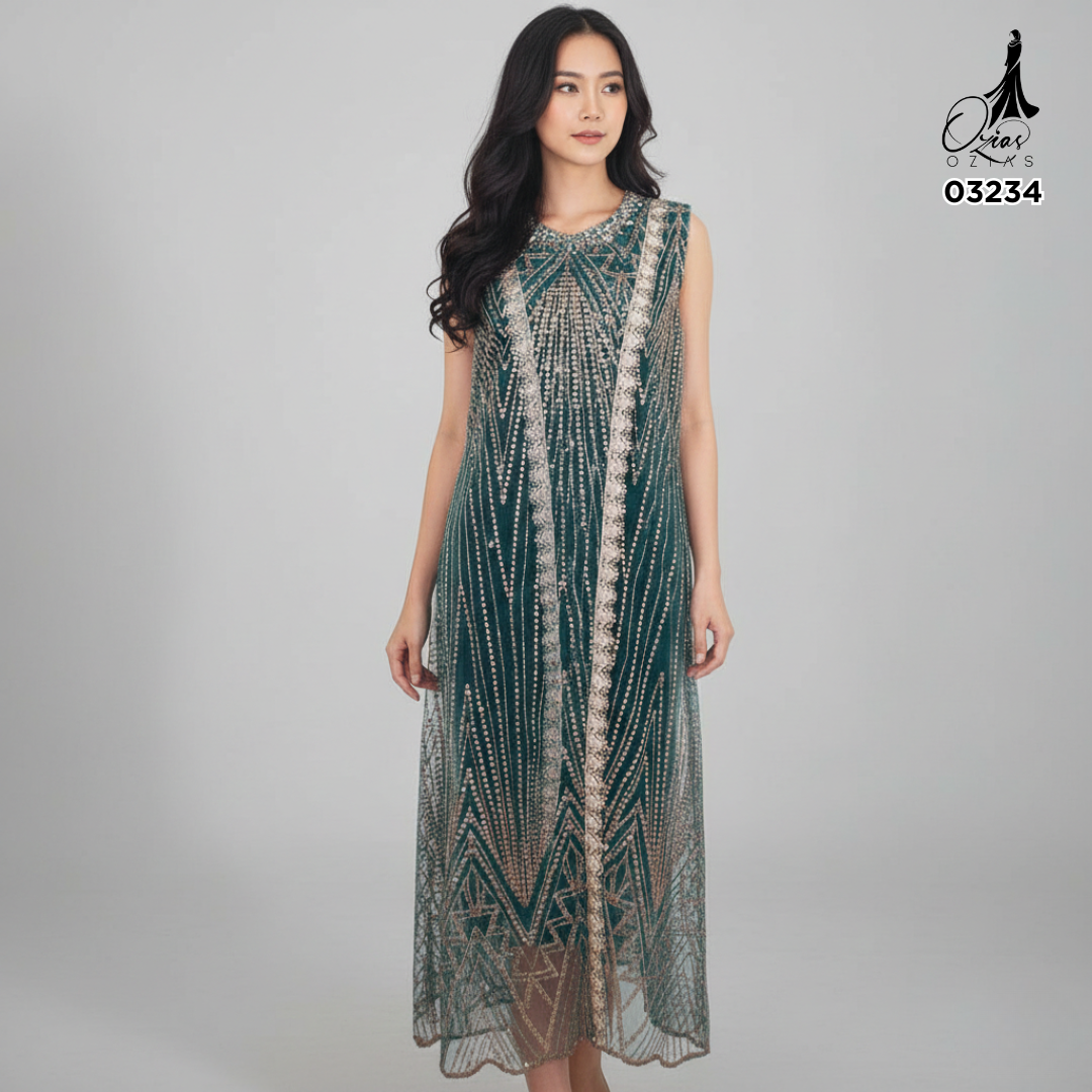 VEST OZIKO OUTER TILE HANA 03234 LD 105 120 I Outer Kondangan Wanita I Outer Fashion Casual 2XL