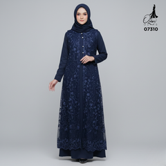 GAMIS OZIAS TILE 07310 LD 105 I Gamis Kondangan Wanita I Gamis Fashion Casual