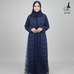 GAMIS OZIAS TILE NAMIRA 07132 LD 120 150 I Gamis Kondangan Wanita I Gamis Mewah Muslimah 2XL 5XL
