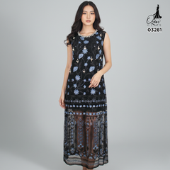 VEST OUTER TILE OZIKO 03281 LD 105 I Outer Kondagan Wanita I Outer Fashion Casual