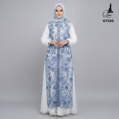GAMIS OZIAS TILE 07330 LD 105 I Gamis Lebaran Casual I Gamis Fashion Remaja