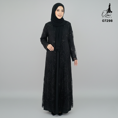 GAMIS OZIAS TILE 07298 LD 105 I Gamis Kondangan Wanita I Gamis Casual Fashion
