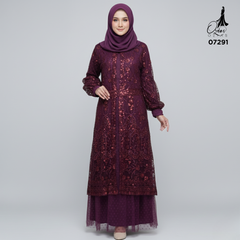 GAMIS OZIAS TILE 07291 LD 105 I Gamis Kondangan Wanita I Gamis Casuak Remaja