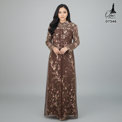 GAMIS OZIAS TILE 07346 LD 105 I Gamis Lebaran Casual I Gamis Remaja Kondangan