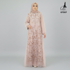 GAMIS OZIAS TILE SPANGLE 07307 LD 105 120 I Gamis Kondangan Wanita I Gamis Fashion Casual 2XL