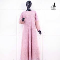 GAMIS OZIAS BROKAT GARDEN LACE 09830 LD 105 I Gamis Premium Simpel l Busana Muslimah Busui Friendly Nyaman Panjang Wanita Santai Mewah