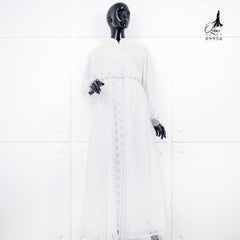GAMIS OZIAS BROKAT BALIYA 09956 LD 105 & 120  l Gamis Import Premium l Busana Muslimah I Jumbo 2XL