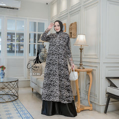 VEST OUTER OZIKO 03236 LD 105 I Outer Dalaman Casual I Outer Fashion Muslimah