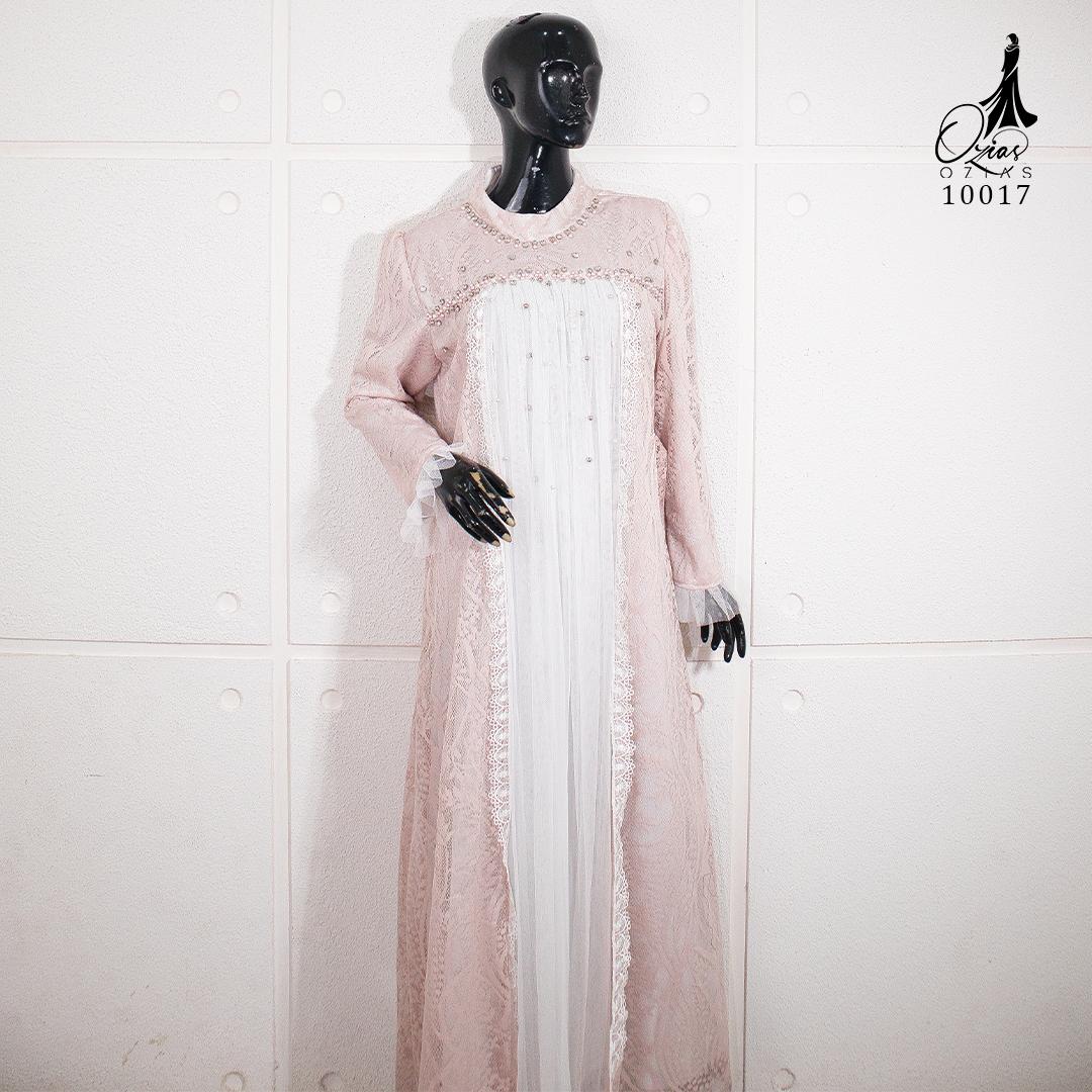 GAMIS OZIAS BROKAT 10017 LD 105 I Gamis Kondangan Mewah I Gamis Pesta
