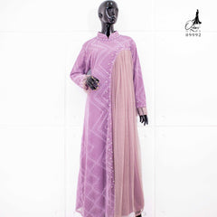 GAMIS OZIAS BROKAT INAYA 09992 LD 105 I Gamis Wisuda Cantik I Gamis Pesta Lamaran Muslim Nyaman 2XL