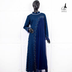 GAMIS OZIAS BROKAT INAYA FIMELA 09951 LD 105 I Gamis Kondangan Wanita I Gamis Fashion Casual