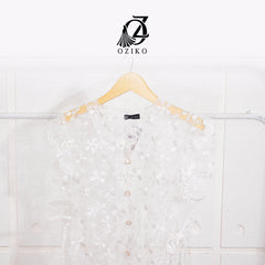 VEST OUTER TILE OZIKO 03198 LD 105 I Outer Kondangan Wanita I Outer Fashion Casual