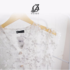 VEST OUTER TILE OZIKO 03198 LD 105 I Outer Kondangan Wanita I Outer Fashion Casual