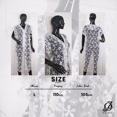 VEST OUTER TILE OZIKO 03198 LD 105 I Outer Kondangan Wanita I Outer Fashion Casual